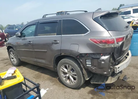 2014 Toyota Highlander Le from USA, damaged, VIN 5TDBKRFH3ES032353